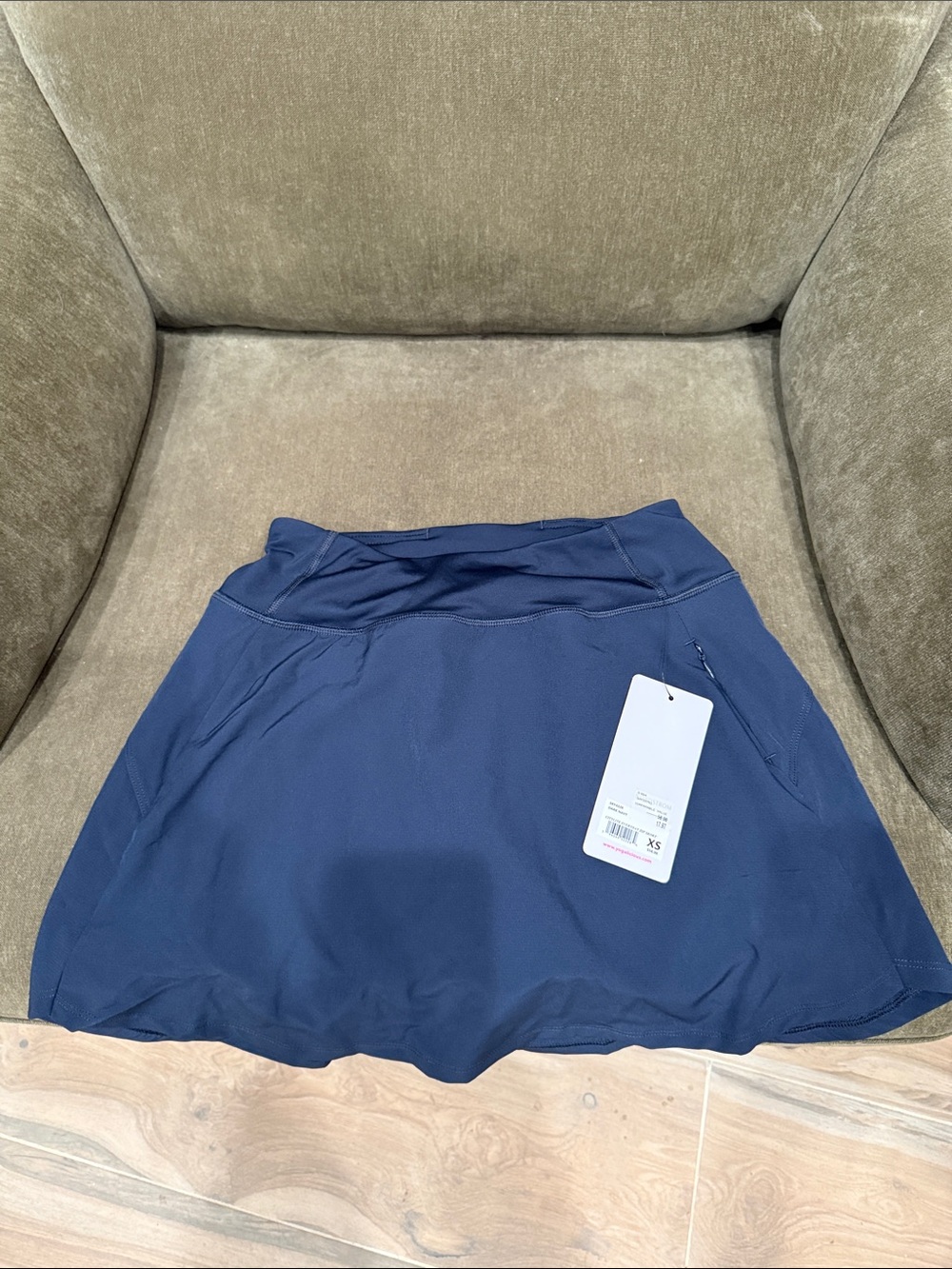 Yogalicious Navy Circle Skirt